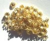 100 6mm Gold Tone Filigrae Bead Caps